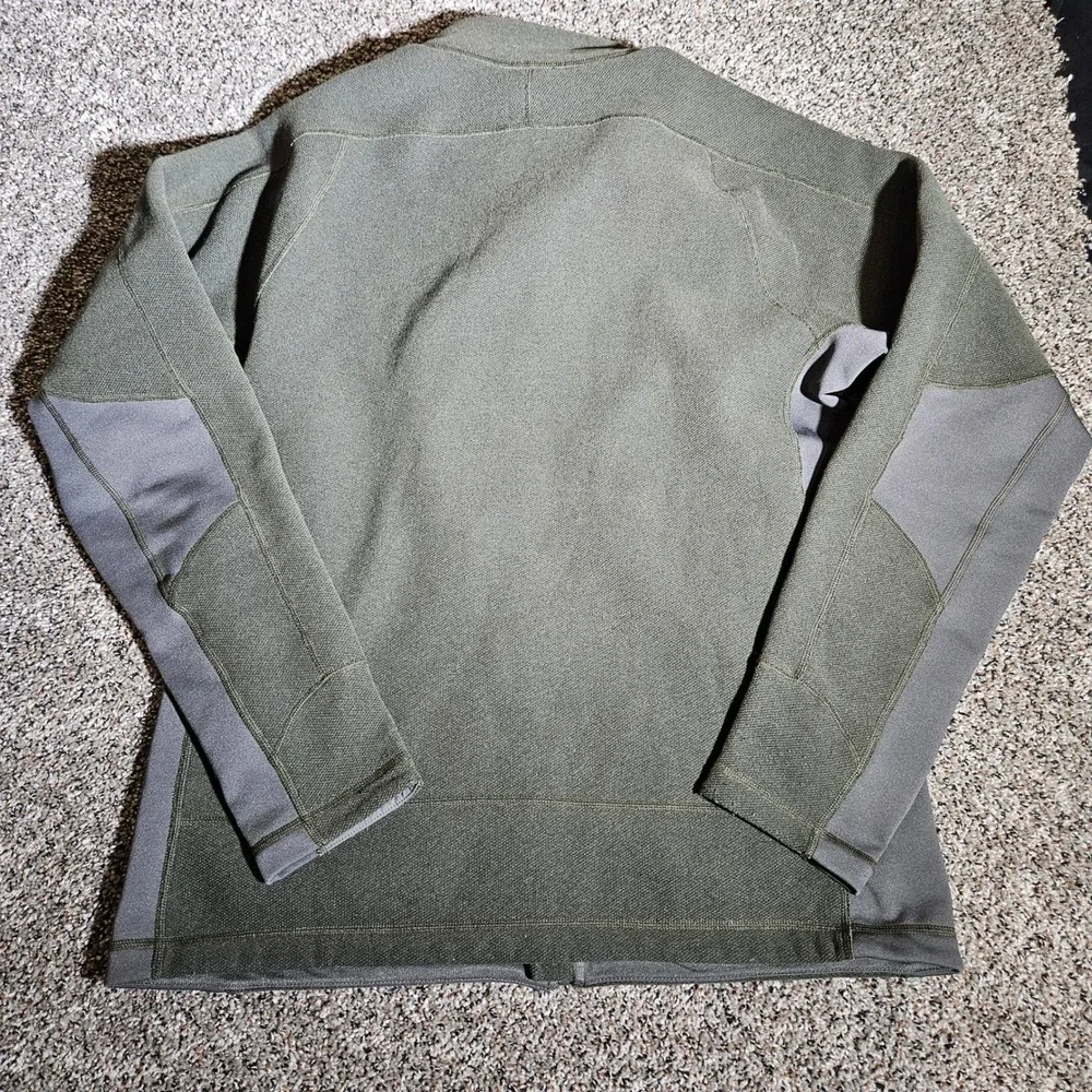 The North Face Mens‎ Full Zip Fleece Jacket Dark Green T367/T767 ATXJ Large